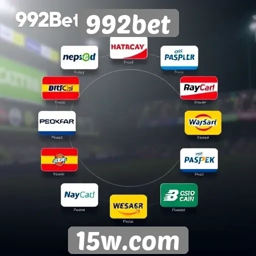 Opcões de pagamento oferecidas pela 992bet